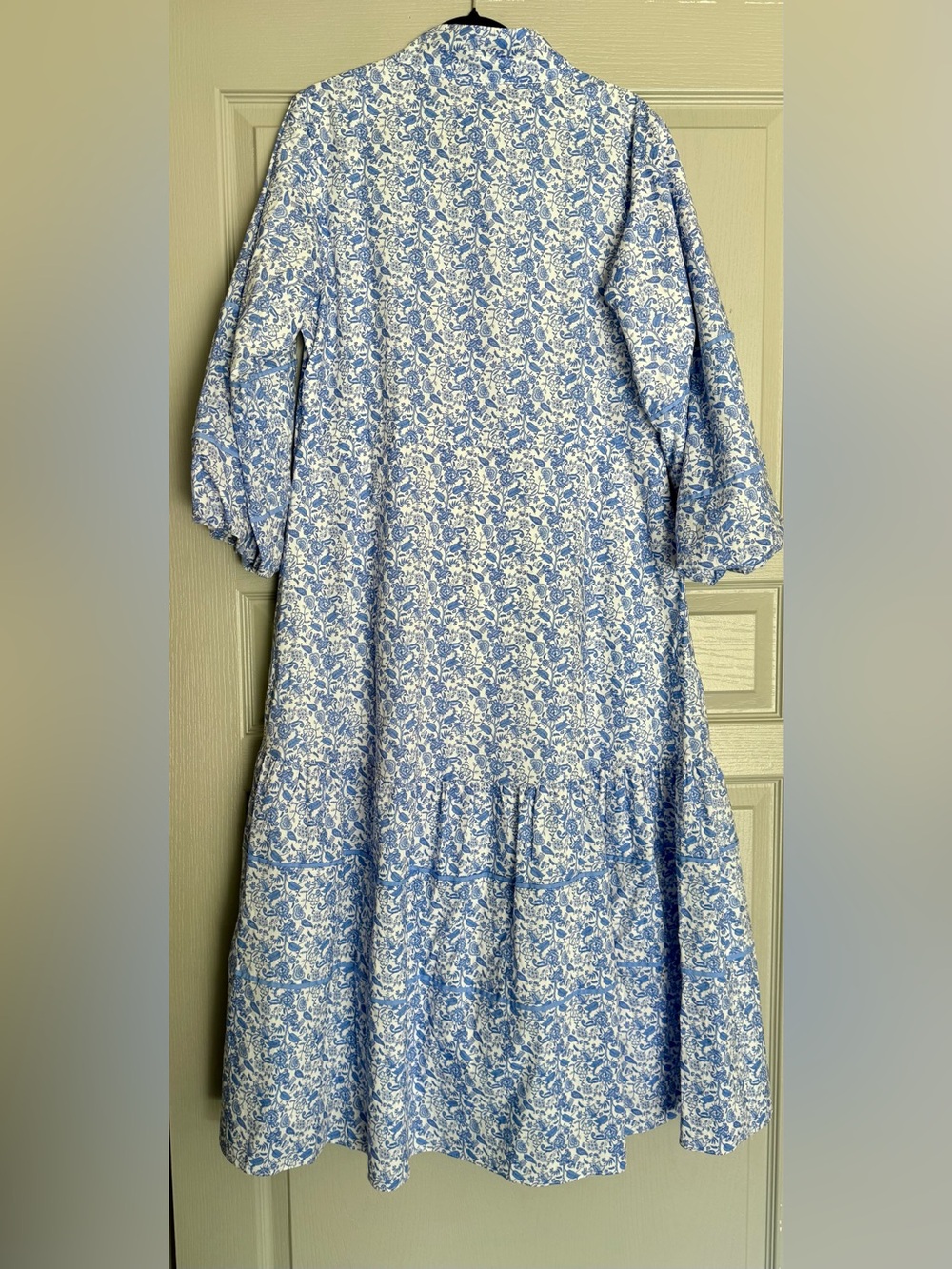 HYACINTH HOUSE Baby Blue Ditsy Floral Hillsborough Dress - Picture 7 of 8
